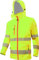 ACE Neon Lite Warnschutz-Jacke - Softshell-Warnjacke inkl. Reflektoren und abnehmbarer Kapuze - EN ISO 20471 - Gelb - S