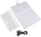 Universal Inalámbrico Bluetooth, Funda Abatible con Soporte Bluetooth Amazon Fire Teclado Mediapad T5 Ags2 para Teléfonos iOS Android (Blanco)