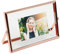 AhaGo Rose Gold Floating Picture Frame, 4x6 Inches, Horizontal, For Photo 4x6, 3x5, 2x3, Mini Frame, Classy For Wedding, Anniversary, Birthday, Home or Office Decoration