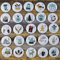 Adventskalender Zahlen Buttons Anstecker 1 Bis 25 Buttons Adventskalender Zahlen Weihnachtskalender Adventskalenderzahlen Nummer Buttons Pins Für DIY Weihnachten Kalender Und Dekorieren Geschenk