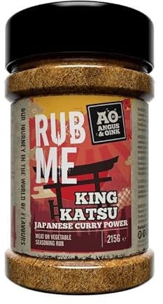 Angus & Oink | King Katsu Curry Seasoning | Japanese Katsu Godzilla-Sized Flavour for Crispy Chicken | Perfect for Dips & Chicken Burgers | 215g
