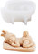 Vctitil Stampi in Silicone per neonati 3D per neonati per caramelle cioccolato sapone fondente che fa forma di bambino stampo strumento di cottura decorazione torta