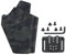 ACEXIER K.ydex Holster für G1ock 43/43x Leichtes Militär Jagdpistole Holster Taille Carry Q.LS Schnellspanner Kit Oberschenkel Q.LS Adapter Basis (BCP)