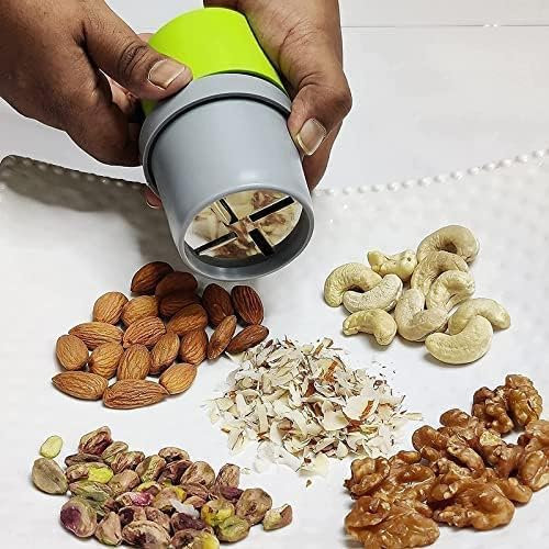 TreegoArt Taglierina e affettatrice per frutta secca (confezione da 1) tritatutto per frutta secca per cucina, gadget da cucina, affettatrice per mandorle, taglierina per frutta secca, grattugie per