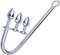 Anal hook set (7,2cm, 6,6cm, 5,4cm) Analspielzeuge Analkugeln Anal toys Buttpluck frauen Analkette Buttpluck herren Anal beads Analplug metall ⌀ 2,7cm, 2,2cm, 1,8cm Anal haken A107