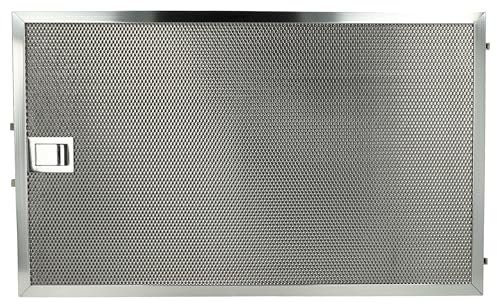 vhbw Filter Metal Grease Filter compatible with Miele DA 6526 D EXT PURISTIC CANTO (2014-2016) Extractor Fan - 43.3 x 26.4 x 0.9cm stainless steel