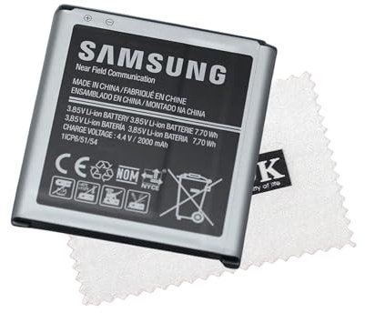 Batterie pour d'origine Samsung BG360BBE/BG360CBU pour Samsung Galaxy Core Prime (G360F/G361F) Shlok ecran Chiffon de Nettoyage
