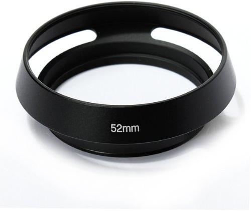 10 Teile/los 40,5 43 46 49 52 55 58 62 67mm Schwarz Entlüftet Gebogene Metall Kamera gegenlichtblende for M für(40 5mm)