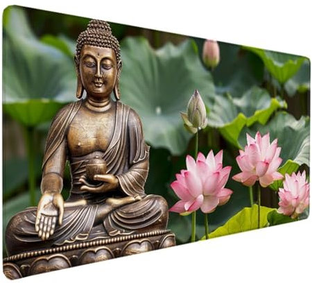 BEIJUYHU Keyboard Excel Shortcuts Mouse Mat Large 1200x600x3mm Thick Extended Mouse Pad Desk Pad Soft Computer Keyboard Mice Mat for Macbook, PC Laptop, pink Zen Office 4-4