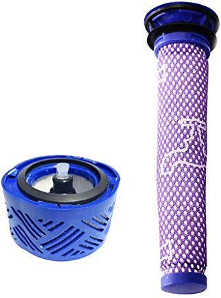 2 pz/set Aspirapolvere Filtro HEPA Pre e Post Filtri per Dyson V6 DC59