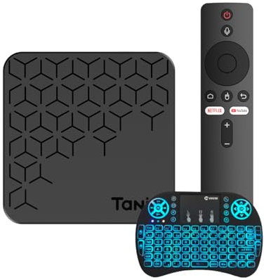 Android TV Box 14.0, 4K Ultra HD TV Streaming Media Player, Smart TV Box with HDR10, 2.4G & 5G Dual-Band Wi-Fi 6, BT 5.0, H728 Quad Core ARM Cortex A53 64 Bit,4GB+64GB