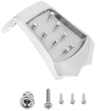 Create idea Triangle 8-String Mandolin Tailpiece with Belt Buckle and Screws for 8 String Arched Top Mandolin, Silver