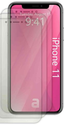 apgo 3x Hydrogel Matte Screen Protector for Apple iPhone 11, Hydrogel Film, Flexible, Soft TPU with positioning layer easy installation