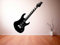 Wandtattoo Aufkleber Wand 3d Elektrische Gitarre Soloist | verschiedene Maßnahmen | robust und leicht Design | mehrfarbig | Dekorative Aufkleber | Anwendung elegante| 100x100cm