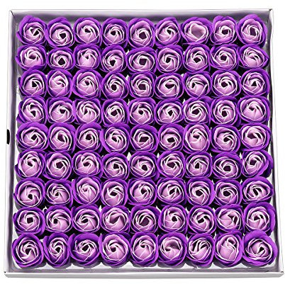Seife, Rosenblüte, Blumenduft, Rosenblüte, Pflanze, ätherisches Öl, Seife, Geschenk für Jahrestag/Geburtstag/Hochzeit/Valentinstag, 81 Stück