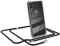 EAZY CASE Handykette kompatibel mit iPhone X/XS Handyhülle mit Umhängeband, Handykordel mit Schutzhülle, Silikonhülle, Hülle mit Band, Stylische Kette mit Hülle für Smartphone, Schwarz