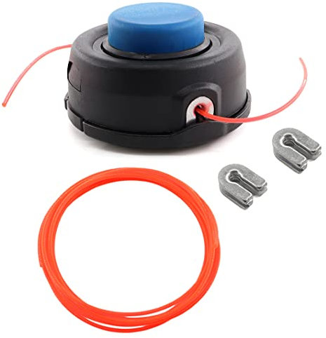 MCHNIC Cabezal de corte T35 M10 x 1,25 LH con manguito para cortacésped Husqvarna 123L 128L 128R 128RJ 223L 323L 323LD 323R 324LX 325XL 326L, sustituye a 5784463 01