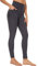 AMYTIS Sport Leggings Damen mit Taschen High Waist Yogahose Sporthose Lang Blickdicht Leggins Fitness Sportleggins M dunkelgrau