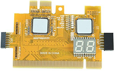 Azwamkue Detect Tool PCI-E LPC Multi Use Diagnostic Card Laptop Desktop Test Accessories Post LED Indicator PC Motherboard Debug Analyzer