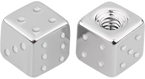 Piercing Verschluss Würfel in 1,6 x 5 mm aus 316l Stahl, als Paar