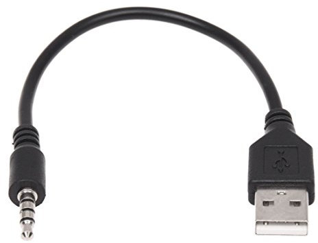 PEKKA 3.5mm Audio AUX Jack USB 2.0 Male Chargeur Cable Adaptateur Cordon pour Voiture MP3