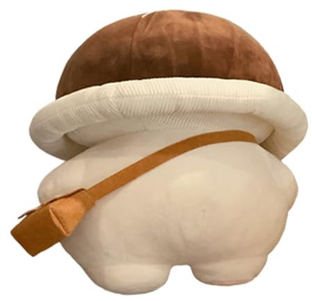 Diameleo Mushroom Plush Pillow - Mushroom Shaped Stuffed Long Pillow,Cute Soft Long Bed Pillow for Adults (Mushroom with Bag, 17.7in)