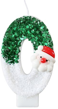 Dekoration Verkauf Neue Grün Weiß Weihnachtsmann Kerze Roter Hut Schneemann Weihnachten Digitale Kerze für Weihnachtsdekoration, Hochzeit, Geburtstagsfeier
