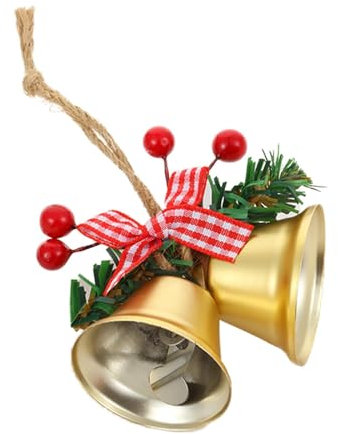 Weihnachtsbaumglocke, Dekoration von Weihnachtsglocken, Anhänger Glocke, bunt, Dekoration, Anhänger, Weihnachtsbaum, zum Aufhängen, Weihnachtsschmuck für Wohnzimmer und Schlafzimmer