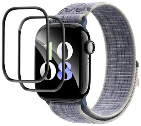 Cable Leader 2 Stück für Panzerglas für Apple Watch Series 10 42mm Schutzfolie, HD-Klar Hochempfindliche Series 10 42mm Schutzglas Folie, Anti-Shedding Bläschenfrei Apple Watch 42mm Displayschutzfolie