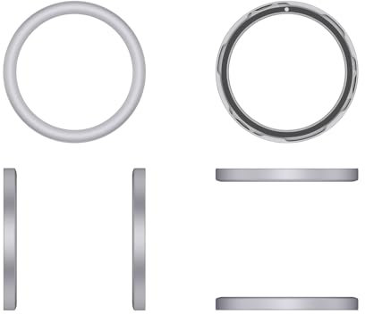 Aoyygg Für Nothing CMF Watch Pro 2 Smartwatch Metallgehäuse Rundumschutz Lünettengehäuse Flaches Modell Einfarbiges Ersatz-Hartschalengehäuse (Gray)