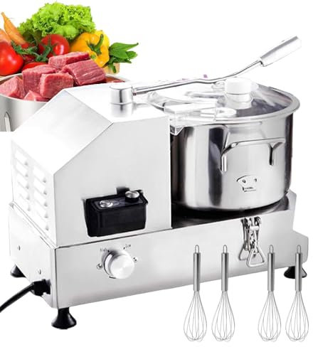 forplubossmmp Procesadores De Alimentos | Picadora De Verduras Comercial | Picadora De Alimentos Eléctrica | Cortadora De Verduras | Picadoras De Carne | Rallador De Verduras De Acero Inoxidable,12L