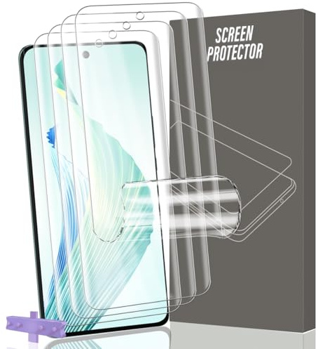 Gelaasso 4 Piezas Protector de Pantalla para Honor Magic 6 Lite. Película de TPU Flexible [No es de cristal], HD Transparente para Honor Magic 6 Lite Película Protectora