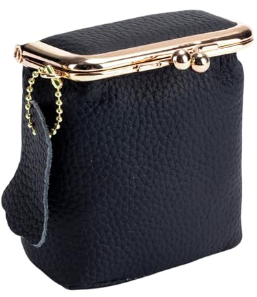Tragbare kleine Kosmetiktasche aus Leder, Retro-Münzbeutel, kleines Schmucketui für Ringe, Ohrringe, Schlüssel, Lippenstift-Zubehör