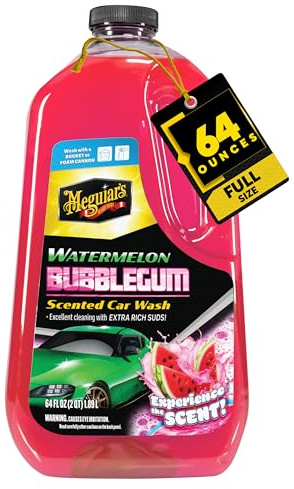 Meguiar's Watermelon Bubblegum Wash, 64OZ BT, 6/CV