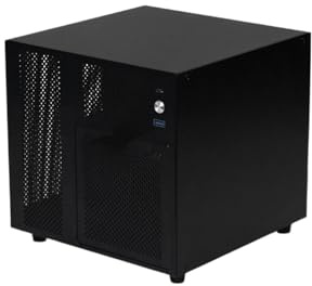 Chassis NAS ITX Ursa Minor a 4 alloggiamenti - con backplane, supporto PSU SFX/SFX-L, nero, compatibile con UNRAID/Synology(Ursa Minor Black)