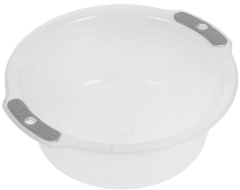 Artibetter Lavabo Diseño Multifuncional de Plástico Pp Gran Capacidad Redondo Fácil de Limpiar, Adecuado para Dormitorio y Cocina