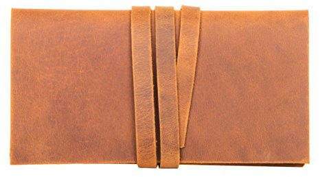 hecho. Leder Tabaktasche Rodrigo (Sand) | Handmade | Blättchen Fach 2X kurz | Tabakbeutel für 30 g Drehtabak, Filter, Tabakbefeuchter | Tasche für Tabak und Tabakstein | Männer und Frauen