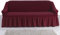 My Palace Giulia Sofabezug 2-Sitzer Rutschfester Sofaüberwurf Couchcover Sofa Überwurf elastische Sofahusse Couchbezug Sofaschonbezug 120-190cm Weinrot