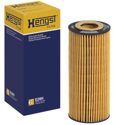 HENGST - Ölfilter E28H - Getriebe-Filtereinsatz für KFZ | Getriebeölfilter für effiziente Ölfiltration mit hoher Schmutzaufnahmefähigkeit