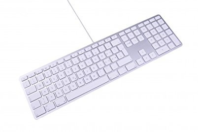 LMP 17613 Tastatur portugiesisch für Mac mit Zahlenblock 2 USB anschlüsse