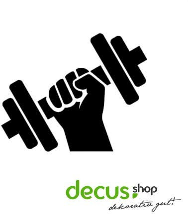 Decus Dumbbell Hantel // Sticker OEM JDM Style Aufkleber
