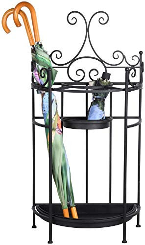 Esschert Design Schirmständer klappbar schwarz