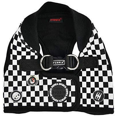 Puppia Brustgeschirr für kleine und mittelgroße Hunde - Racer Harness B - verstellbar und komfortabel