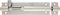 H&E™ 4 x 1 Inch - 102mm x 25mm Straight Barrel Door Bolt Satin Chrome