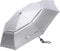 G4Free UPF 50+ Protección UV Paraguas de Viaje Auto Abrir Cerrar Silver Vent Double Canopy Sun Blocking Umbrella