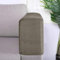 2stücke Universelle Sofa Armlehnenbezüge Elastischer Schutzbezug Khaki Armlehnen-schoner Aus Strapazierfähigem Waschbare Armlehnenhüllen Für Sofas