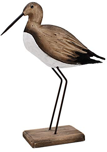 Holz Seevögel Reiher Dekoration Holz Seevögel Seevögel Gartendeko Holzreiher Dekoration Meervögel Seevögel Deko Holz Seevögel Reiherfigur Reiher Dekor (29,2 cm hoch)