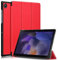 TOPCASE Funda para Samsung Galaxy Tab A8 10.5 Pulgadas SM-X200/SM-X205 2021,Ultra Delgado Carcasa con Soporte Función y Auto-Sueño/Estela,Rojo