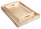 Rayher kit Plateau en bois 100% FSC, 2 pces 30x20cm + 39x28cm, nature, 64515505, Marron