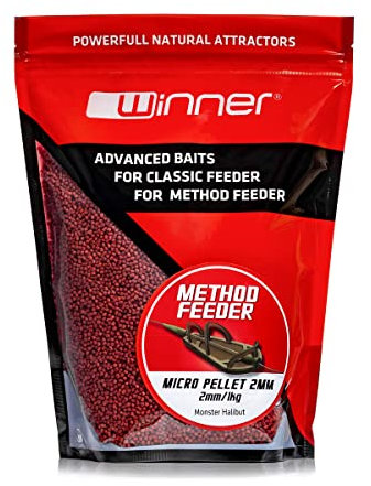 Tandem Baits Karpfen Futter Angelfutter Pellets Method Feeder Pellet 2 mm 1 kg Monster Heilbutt